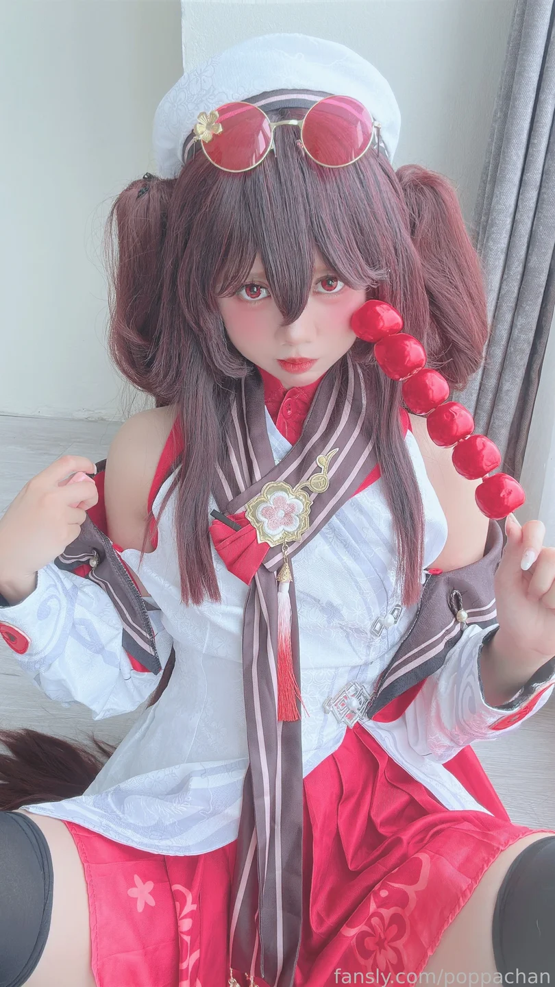 PoppaChan - 胡桃 HuTao [30P-33MB] tg@simisebaisi 【丝足阁】013.webp